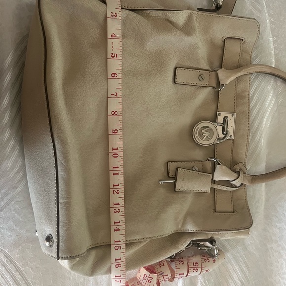 Michael Kors beige Leather Satchel - Picture 16 of 16